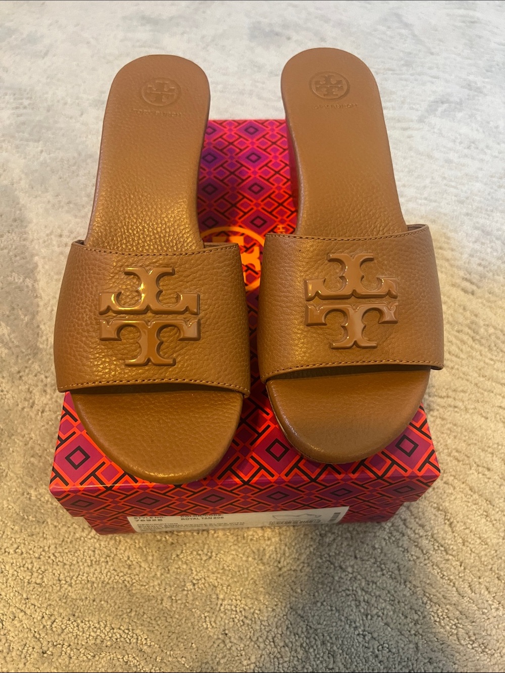 Tory Burch Everly 80mm Wedge Slide size 9.5